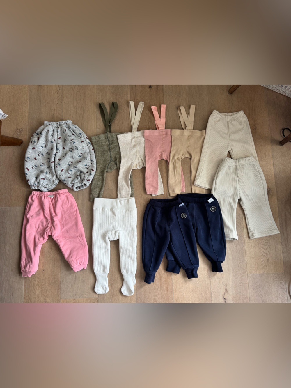 Mixed 12-18monthsBaby/Toddler Knit & Cotton Thick Pants Set